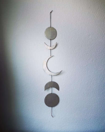 Silver Moonphases / Mondphasen silber / DIY